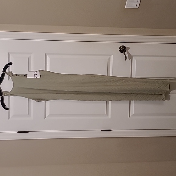 Zara Midi Sleevelss Dress Large - Picture 2 of 4